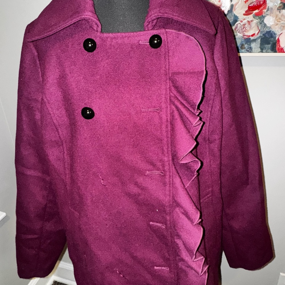 Lane Bryant Rich Purple Outerwear